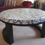 Coffee Table Upgrade with Mod Podge