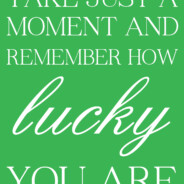 Lucky {free printable}