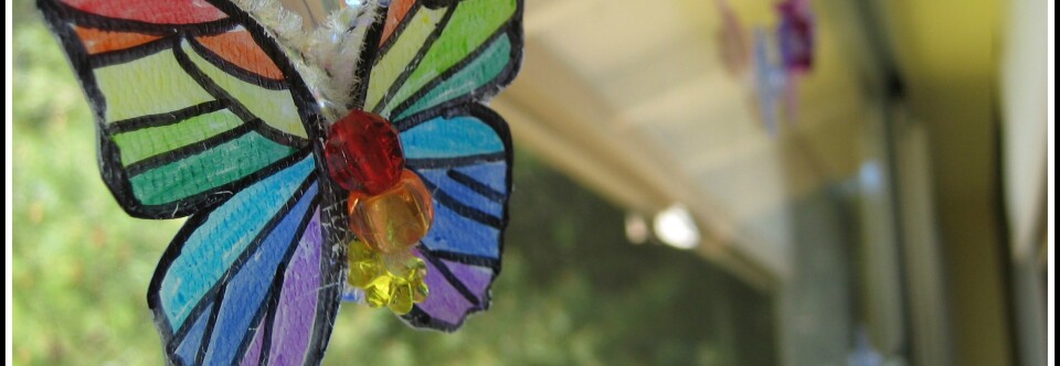 Pinterest Projects: Butterfly Window