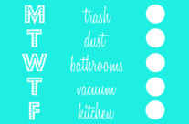 Printable:  House Cleaning